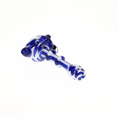 Gladstone Glass Full Color Wig Wag Maria Spoon - Large