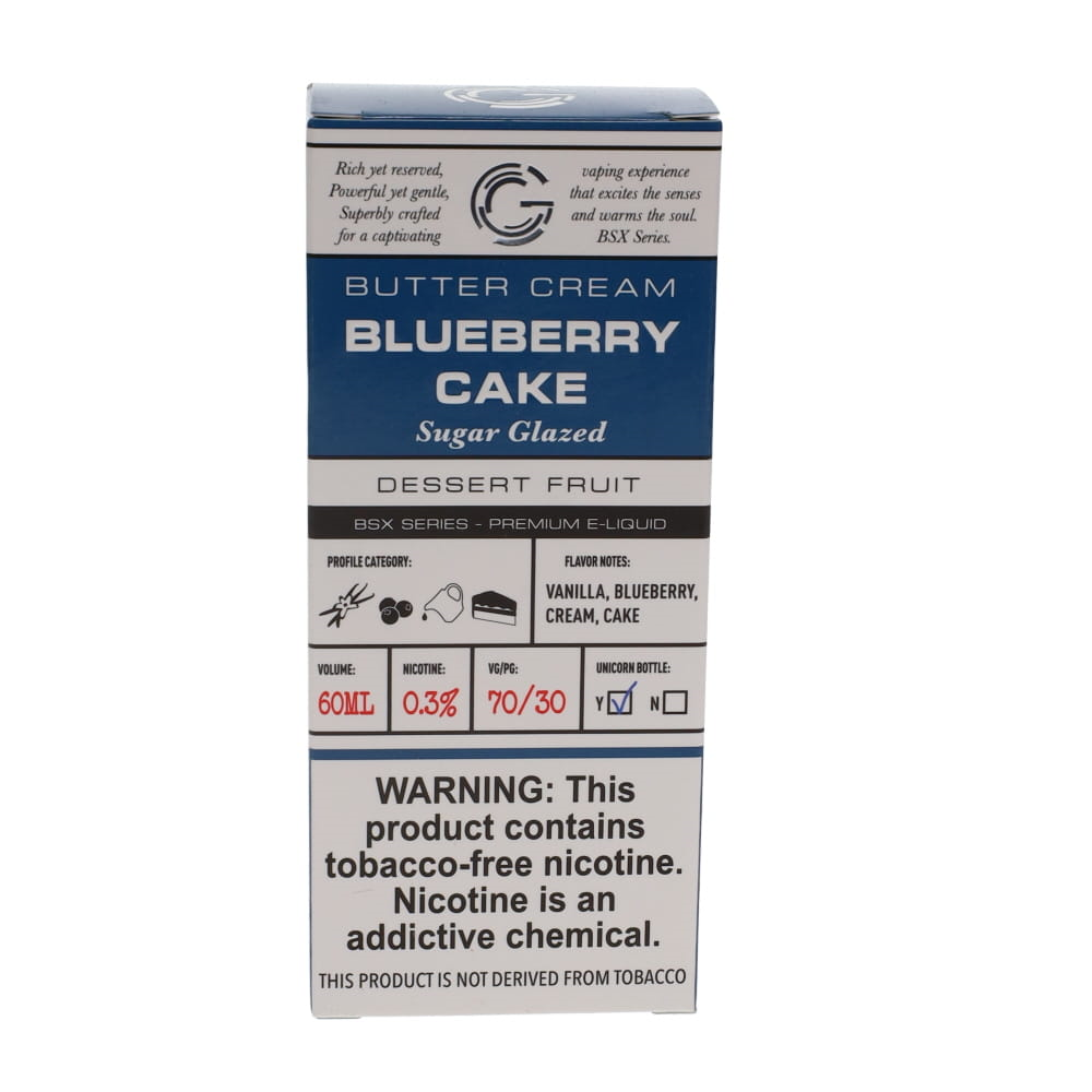 Glas E-Liquid 60ml - Blueberry Cake