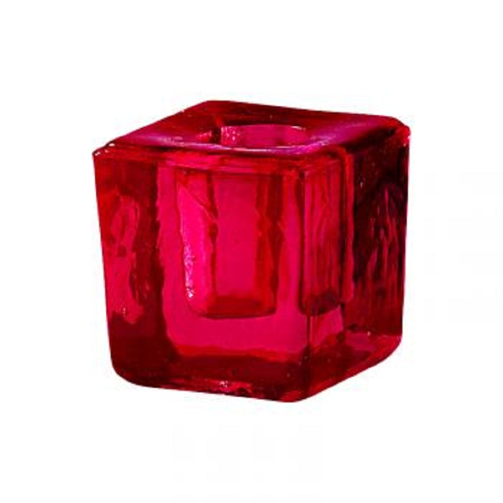Glass Mini Candle Holder - Assorted Colors