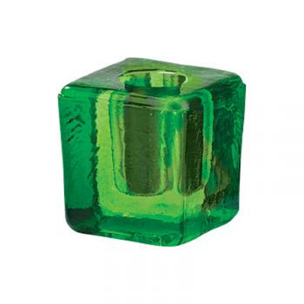 Glass Mini Candle Holder - Assorted Colors