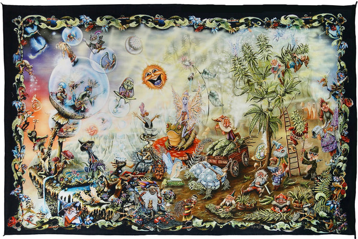 Gnome Dream Heady Art Print Tapestry
