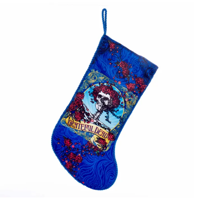 Grateful Dead Bertha and Roses Stocking