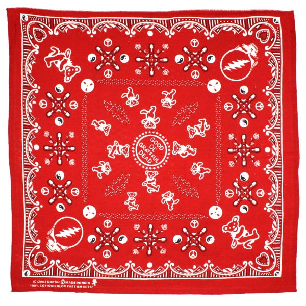 Grateful Dead Bandana Good Ol' Grateful Dead Red