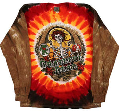 Grateful Dead Bay Area Beloved Long Sleeve Tie Dye T-Shirt SALE