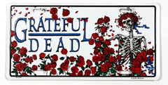 Grateful Dead Bertha & Roses License Plate