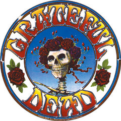 Grateful Dead Bertha & Roses Circle Sticker