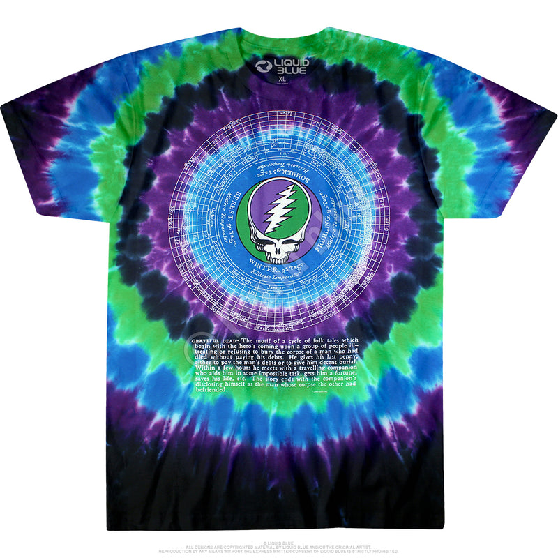 Grateful Dead Revolutionary Dead Tie Dye T-Shirt – Sunshine Daydream