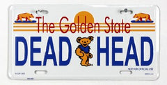 Grateful Dead California Dead Head License Plate