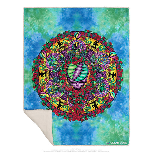 Grateful Dead Celtic Mandala Fleece Throw Blanket