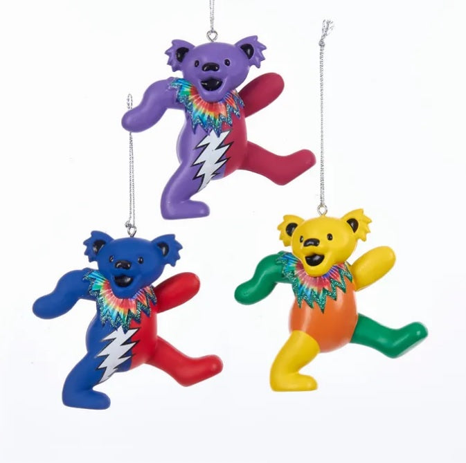 Grateful Dead™ 2 Color Dancing Bear Ornament