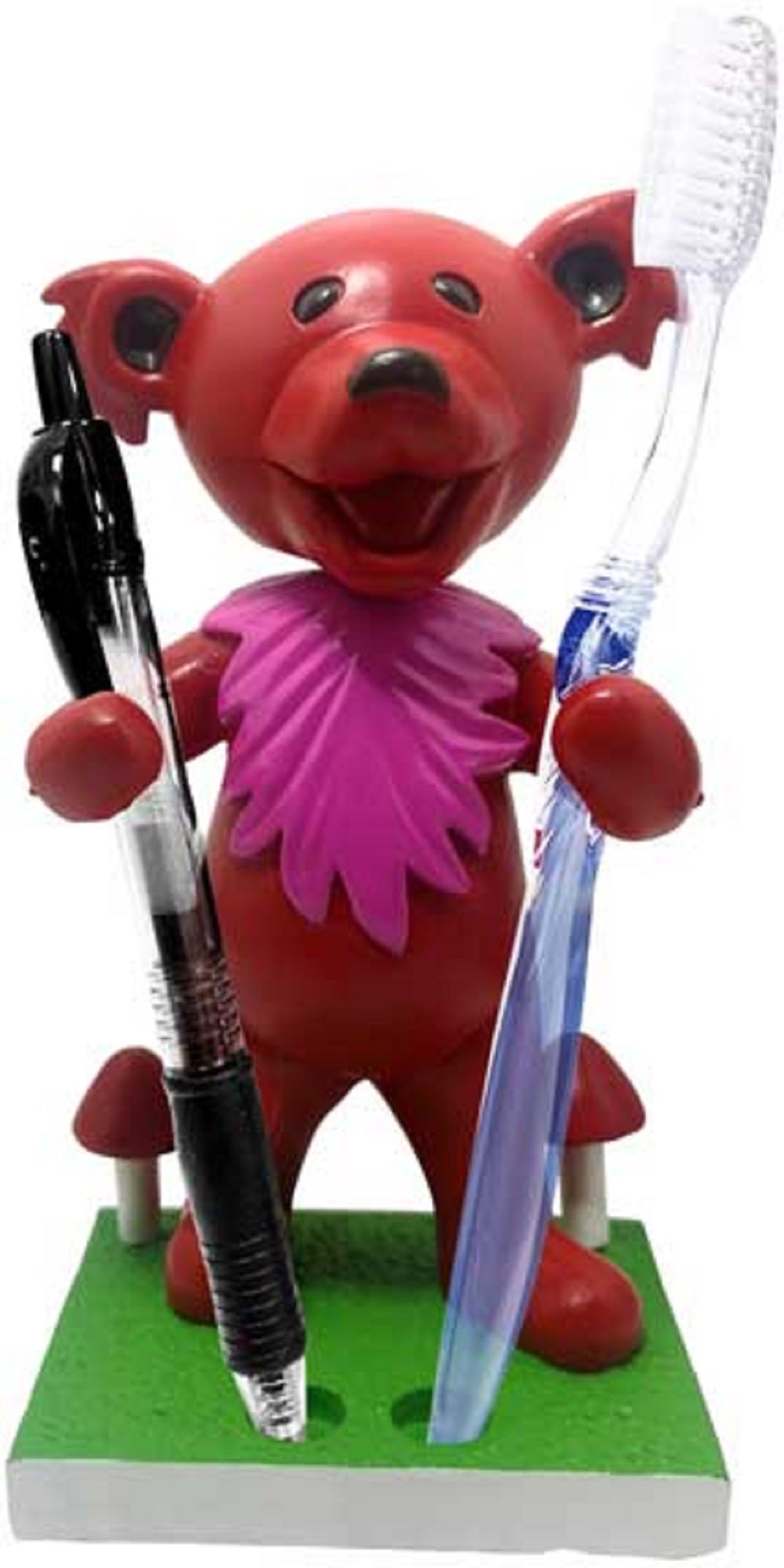 Grateful Dead Dancing Bear Pen/Toothbrush Bobblehead Holder SALE