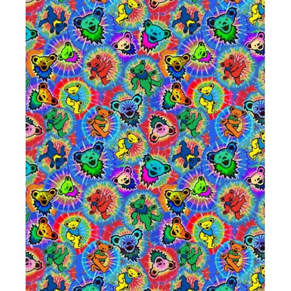 Grateful Dead Dancing Bear Splash Blanket