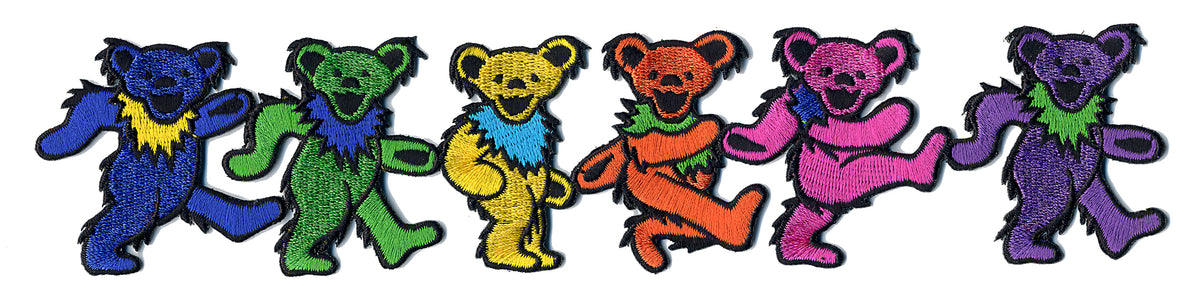 Grateful Dead Dancing Bears Patch