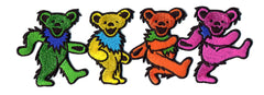 Grateful Dead Dancing Bears in Line Patch