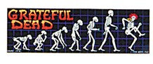 Grateful Dead Evolution Skeletons Sticker