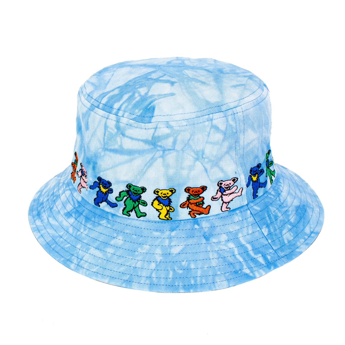 Peter Grimm x Grateful Dead Jagger Dancing Bear Bucket Hat in Blue