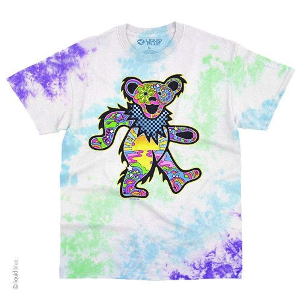 Grateful Dead Mod Bear Tie Dye T-Shirt