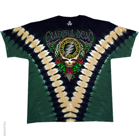 Grateful Dead Shamrock V Tie Dye T-Shirt