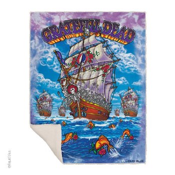 Grateful Dead Ship Of Fools Fleece Blanket SALE