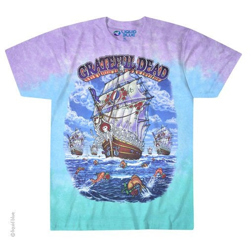 Grateful Dead Ship of Fools Tie Dye T-Shirt