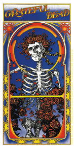 Grateful Dead Skeleton & Roses Sticker
