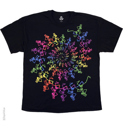 Grateful Dead Spiral Skeletons T-Shirt