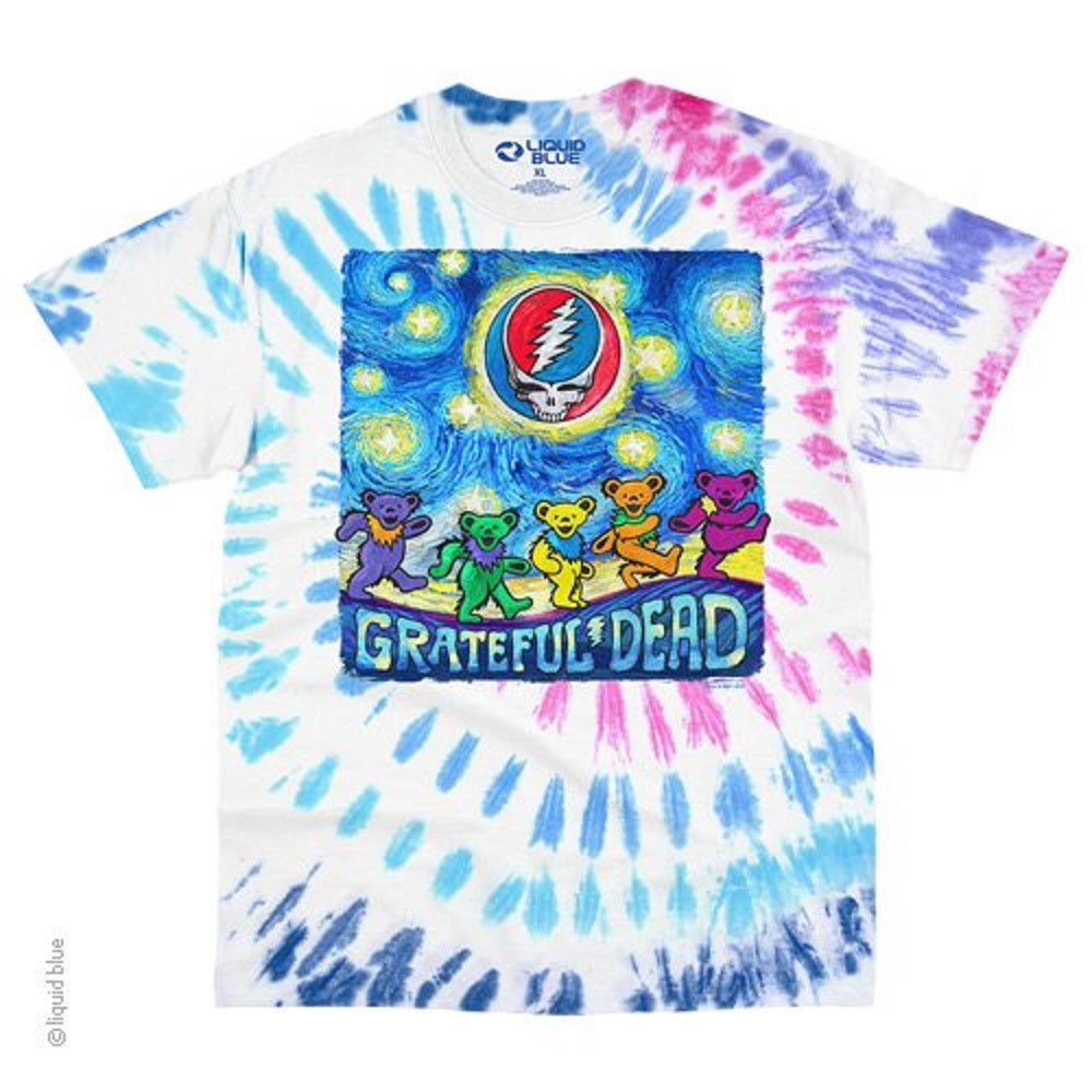 Grateful Dead Starry Bears Tie Dye T-Shirt