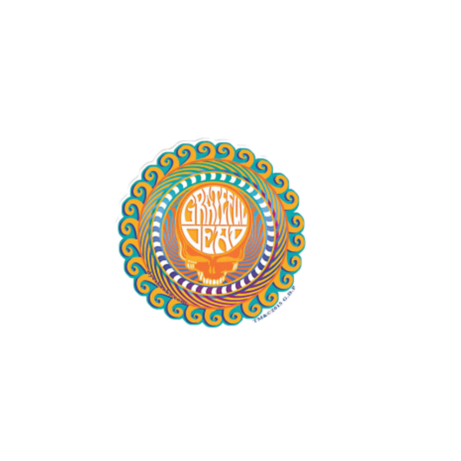 Grateful Dead Steal Your Face Spiral Sticker SALE