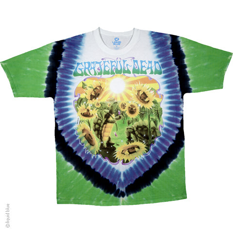 Grateful Dead Sunflower Terrapin Tie Dye T-Shirt