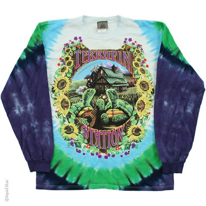 Grateful Dead Terrapin Station Long Sleeve Tie Dye T-Shirt