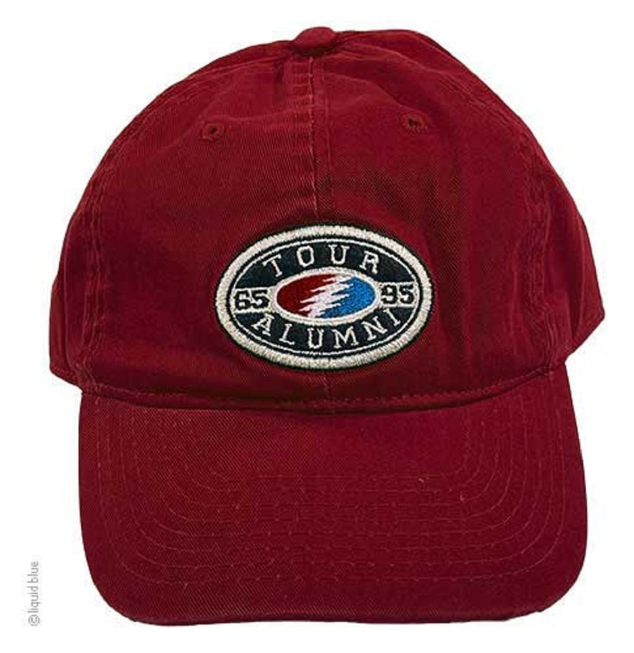 Grateful Dead Tour Alumni Bolt Red Hat SALE