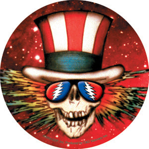 Grateful Dead Uncle Sam Circle Sticker SALE