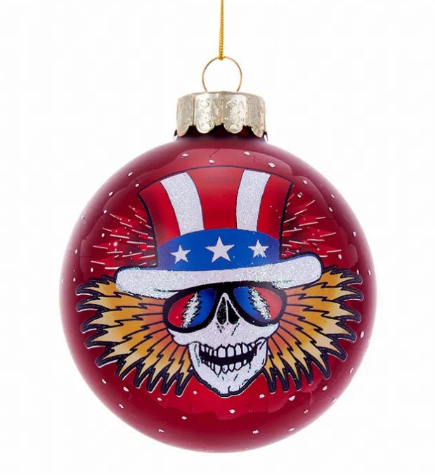 Grateful Dead™ Uncle Sam Glass Ball Ornament