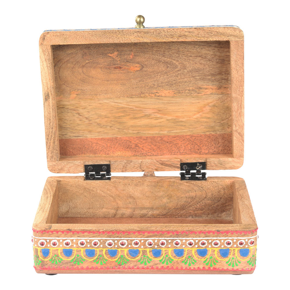 Painted Wooden Box - Delineate Your Dwelling