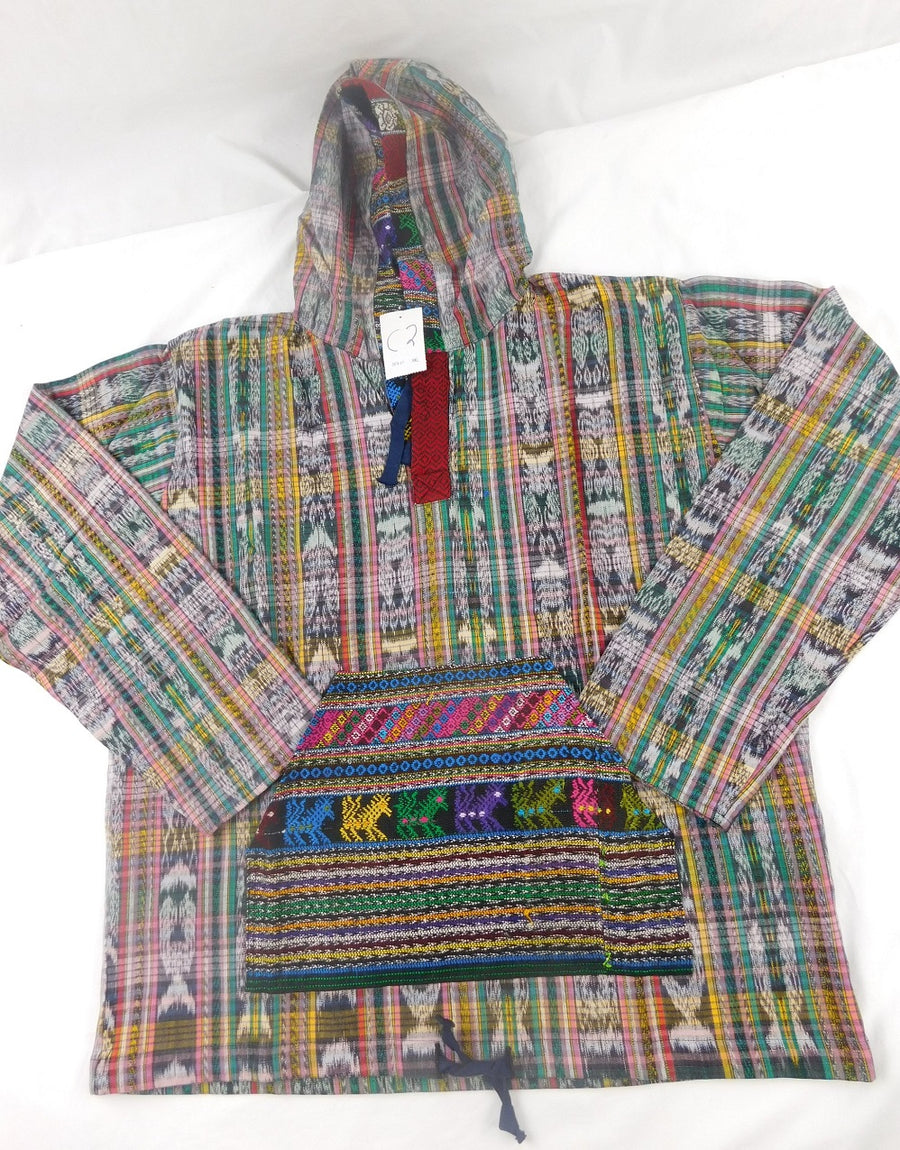 Hand Woven Pullover with Hand Brocaded Accents SALE