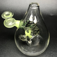 Hardman Art Glass Slyme Chameleon Bubbler - Slyme
