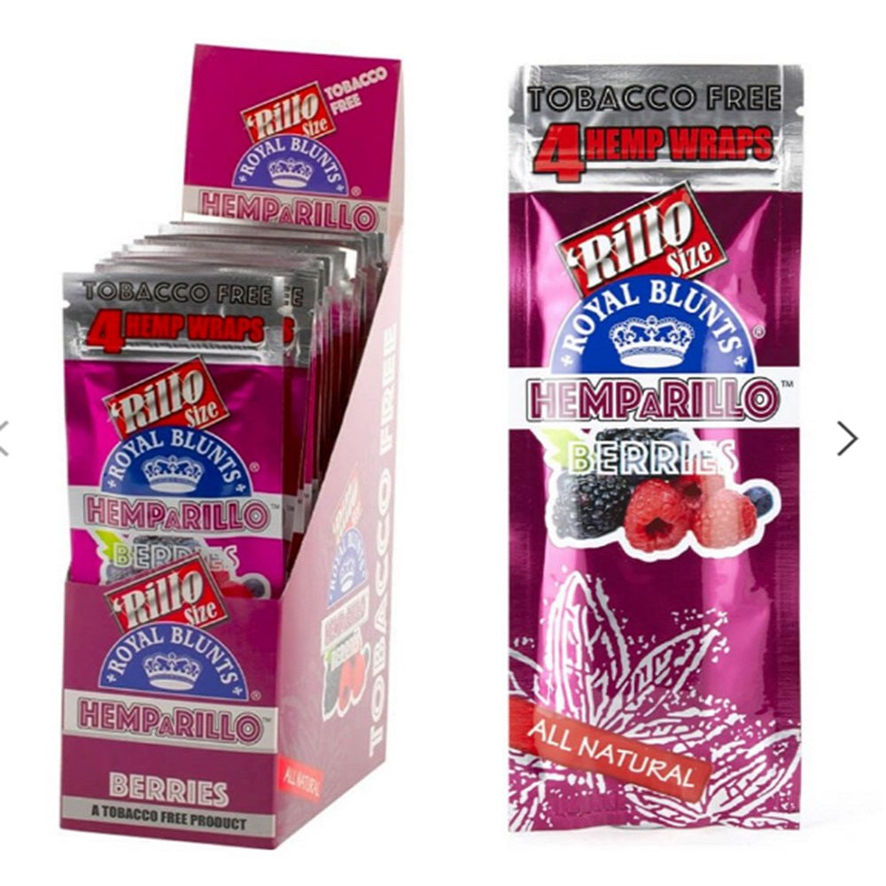 Hemparillo Wraps 4 Pack - Berries