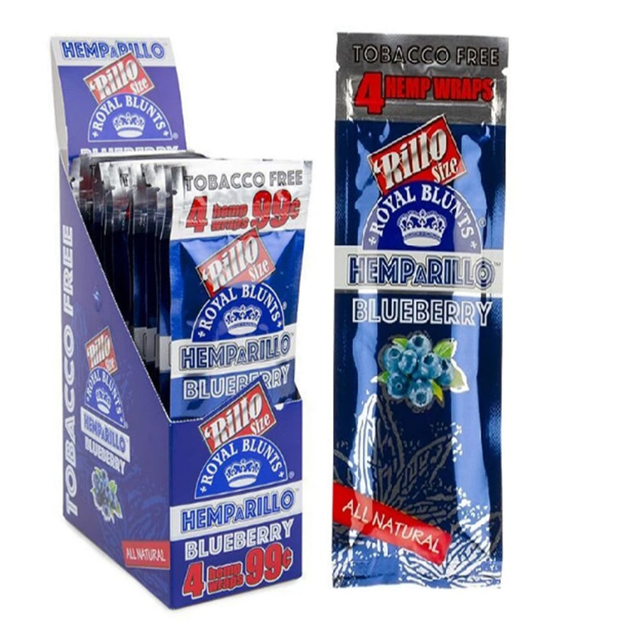 Hemparillo Wraps 4 Pack - Blueberry
