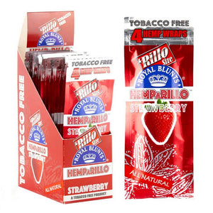 Hemparillo Wraps 4 Pack - Strawberry