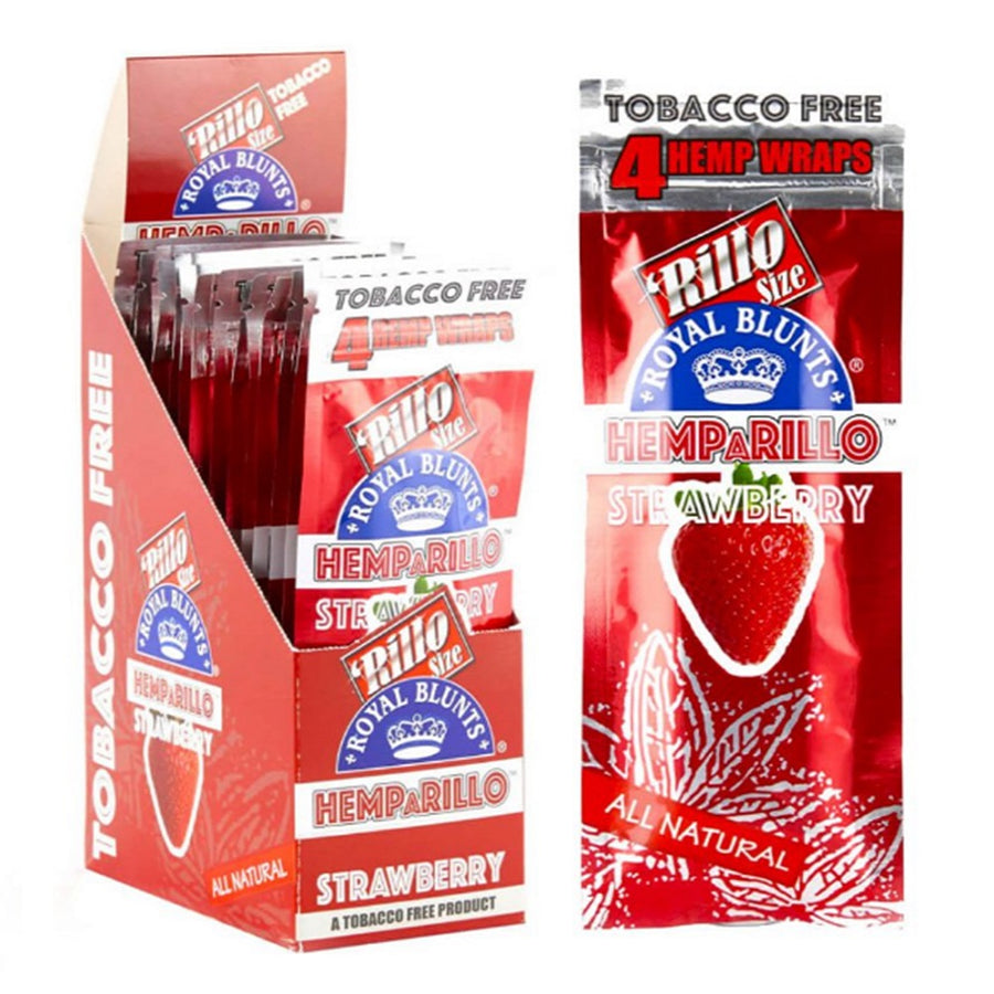Hemparillo Wraps 4 Pack - Strawberry