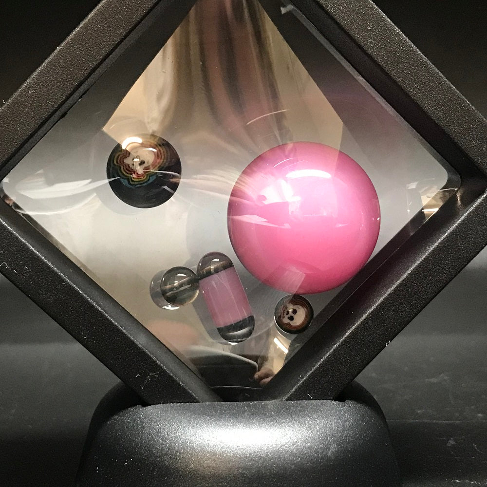 Hendy Glass Skull Slurper Combo Set - Pink Rainbow CFL