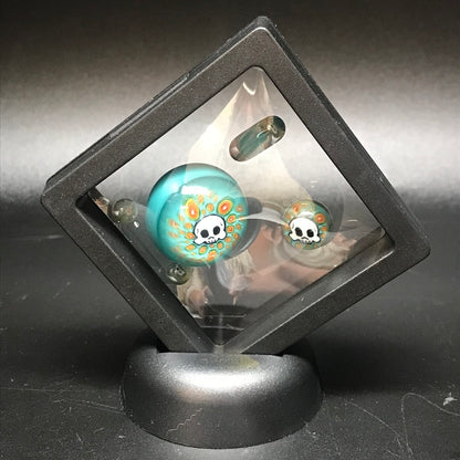 Hendy Glass Skull Slurper Combo Set - Trippy Skull