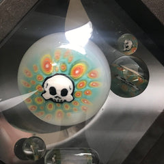 Hendy Glass Skull Slurper Combo Set - Trippy Skull