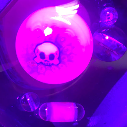 Hendy Glass Skull Slurper Combo Set - UV