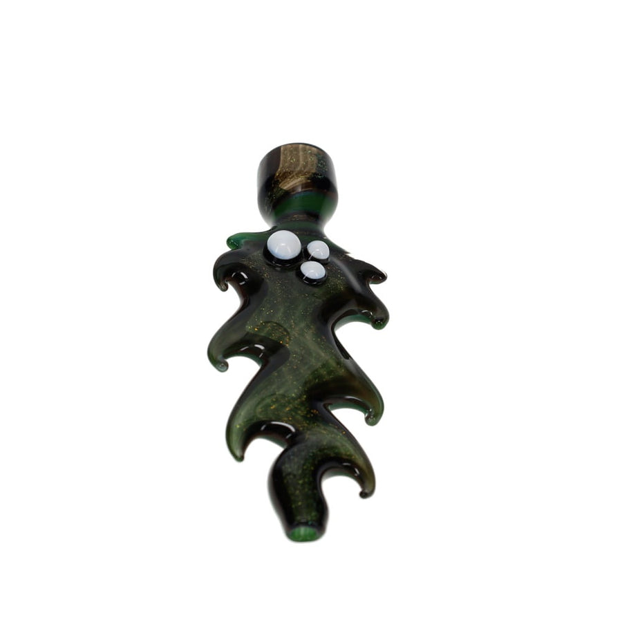 Hilljack Glass Dichro & Linework Flame Chillum
