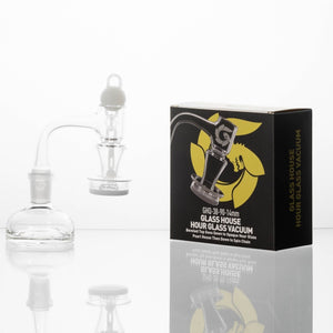 Glass House 14mm 90° Hour Glass Vacuum Banger Set