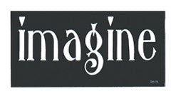 Imagine Bumper Sticker