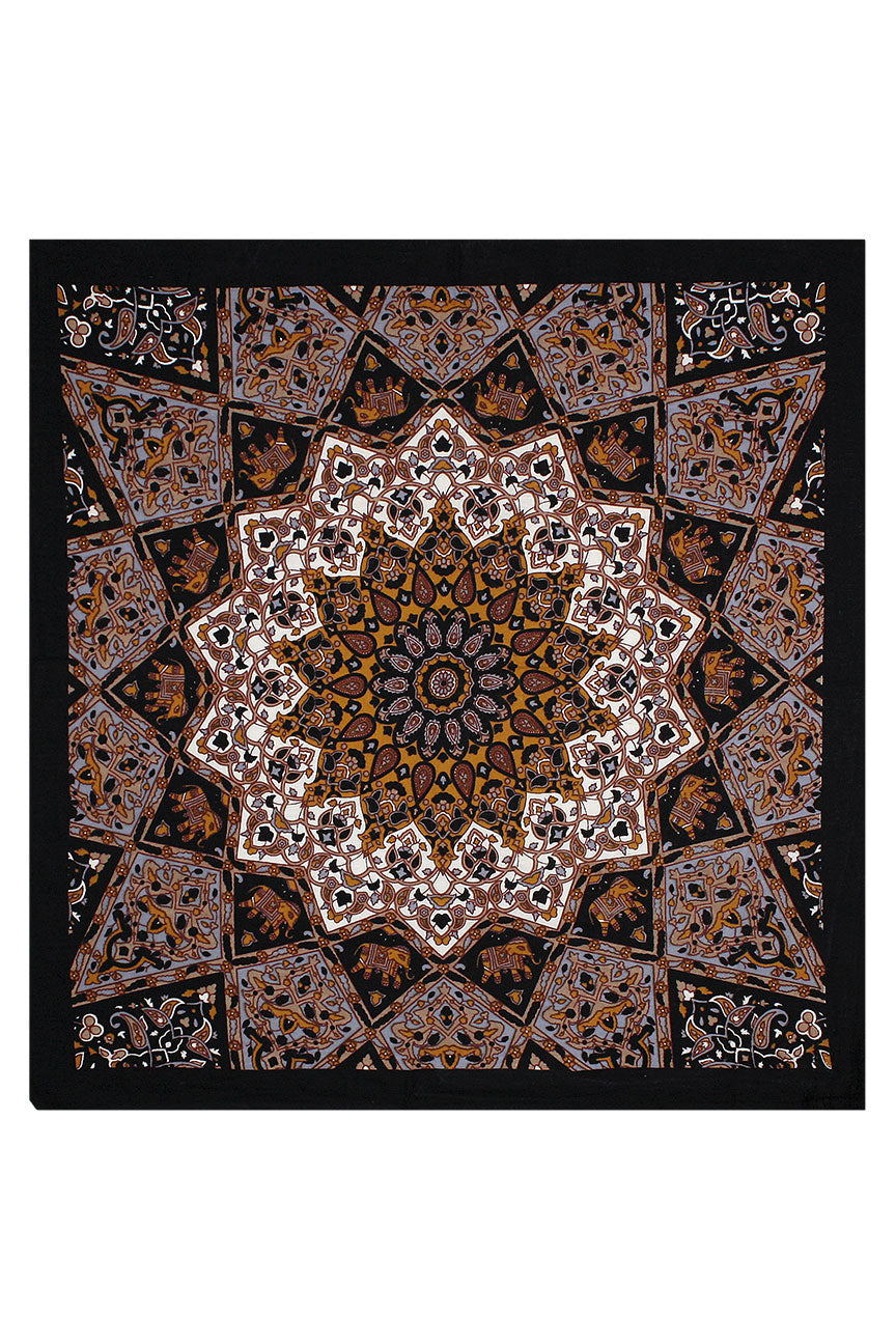 India Star Bandana (Brown)