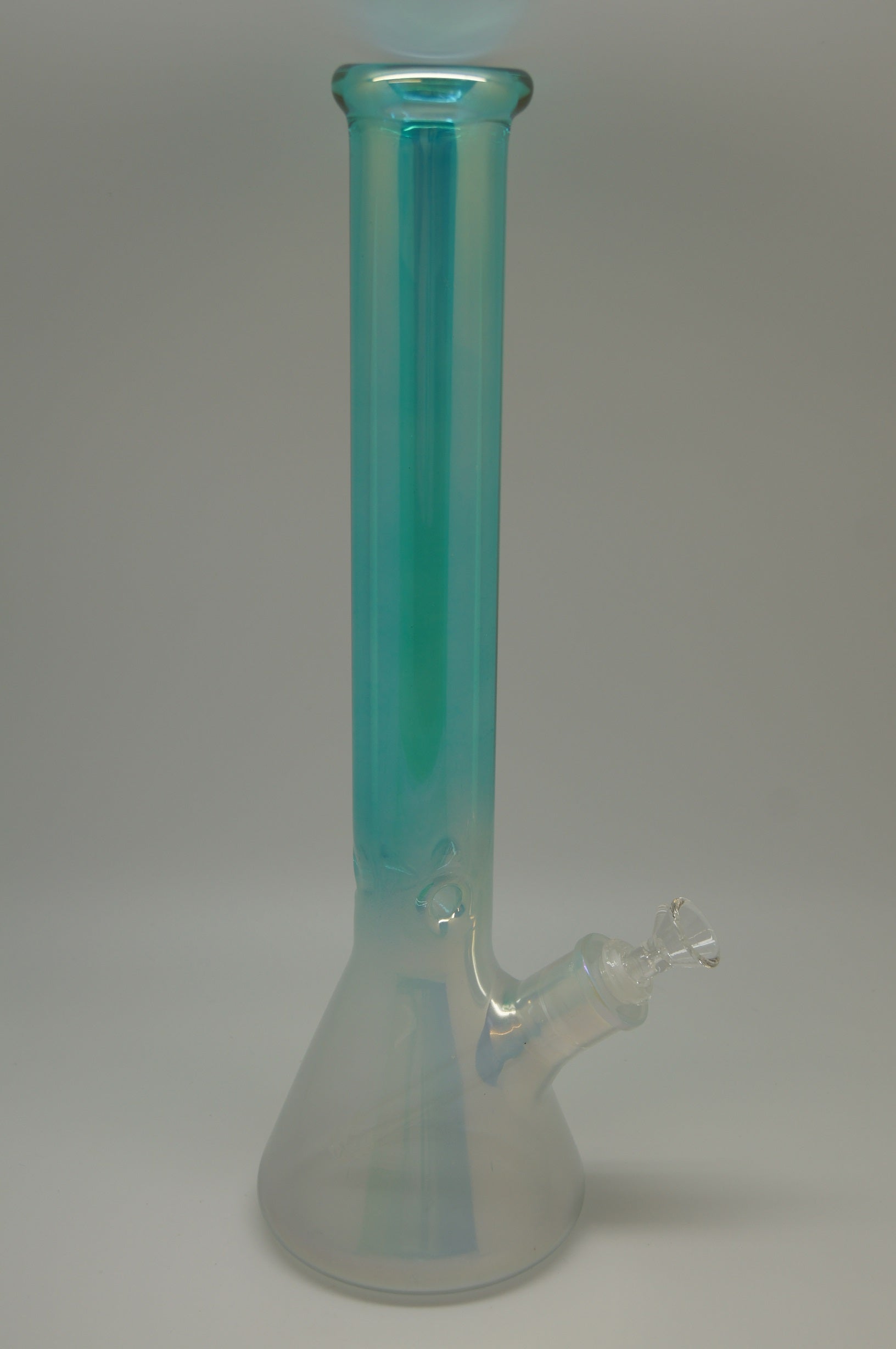 Iridescent Blue Pearl 12" Thick Waterpipe