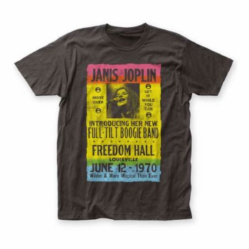 Janis Joplin Freedom Hall Poster T-Shirt SALE / S